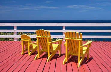 Redwood Decking in Arcadia