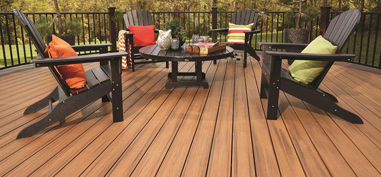 Black TREX Decking in Arcadia, CA