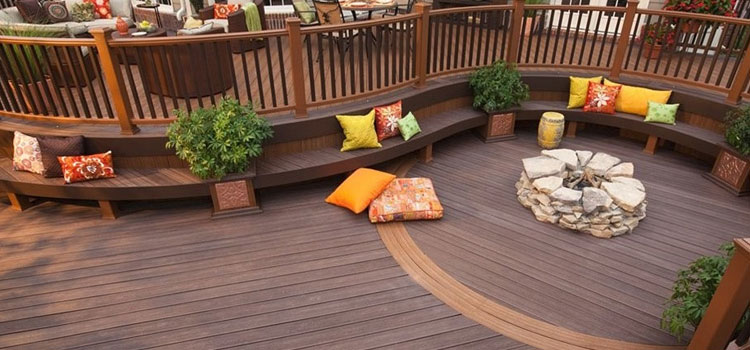 Gray TREX Decking in Arcadia, CA